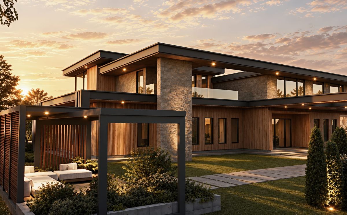 Private Complex — architecture, view 3, Ukraine